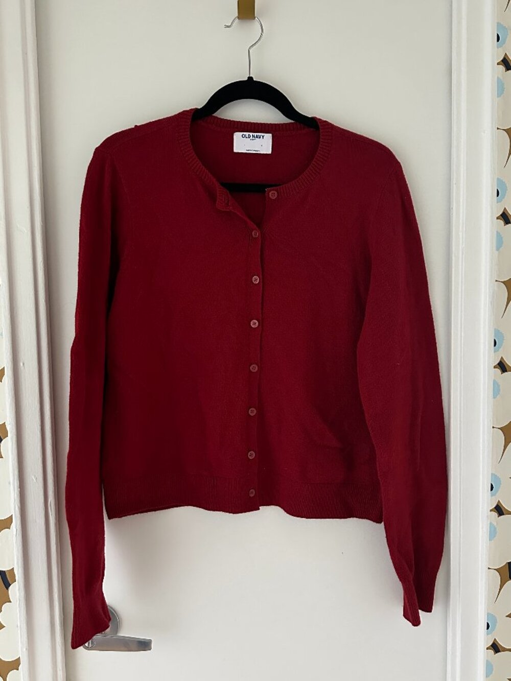 Red So Soft Button Up Cardigan